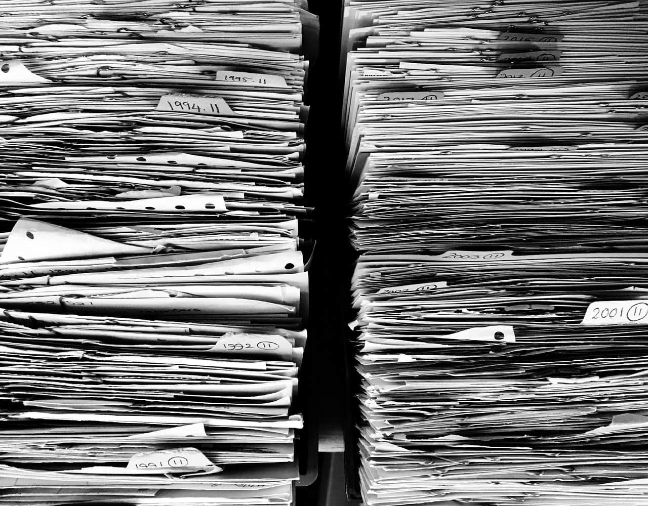 pile of paperwork